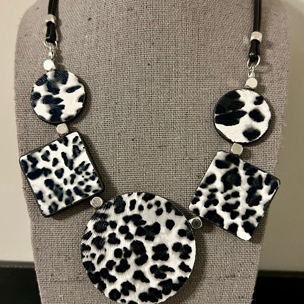Cheetah Print Necklace